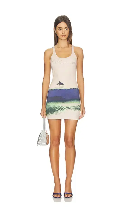 Blumarine Print Jersey Dress