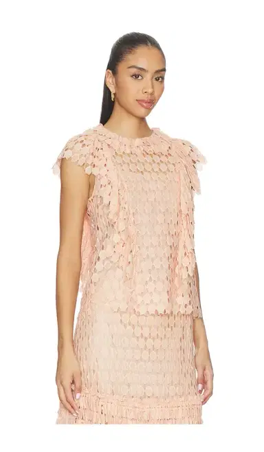Ulla Johnson Daevy Lace Short Sleeve Top | Thumbnail 2
