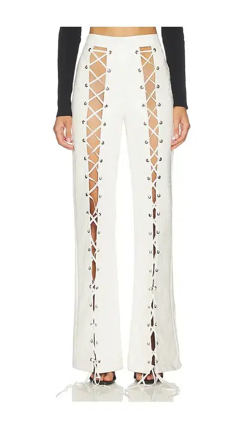Croc Lace Up Pant