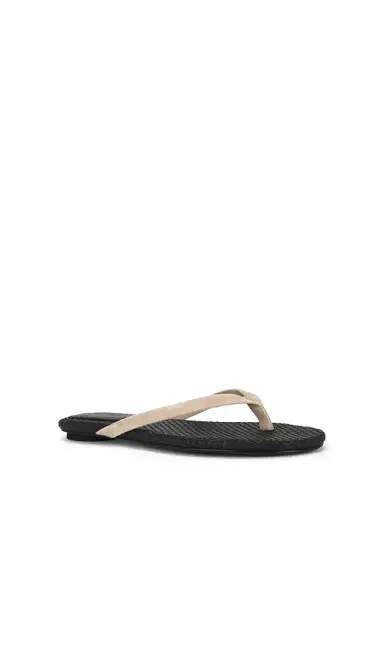 St. Agni Suede Woven Flip Flop | Thumbnail 2