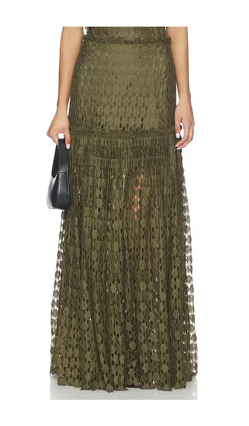 Ulla Johnson Aris Lace Maxi Skirt