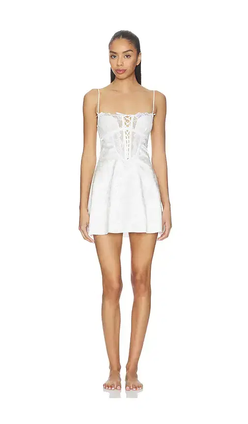 For Love & Lemons Rita Rose Slip Dress