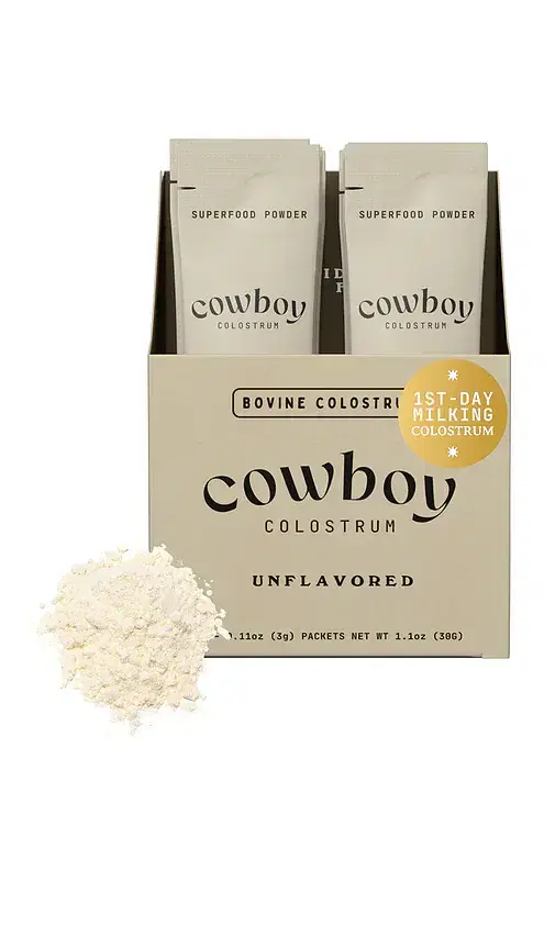 Cowboy Colostrum Unflavored Stick Packs 10ct