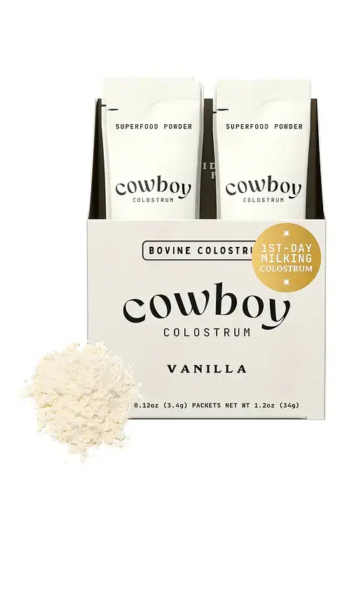 Cowboy Colostrum Vanilla Stick Packs 10ct