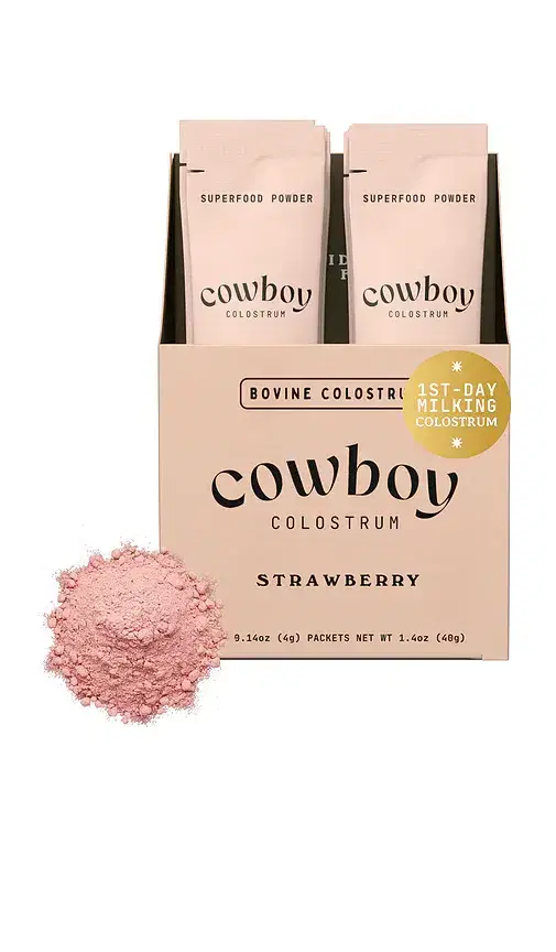 Cowboy Colostrum Strawberry Stick Packs 10ct