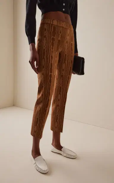 High Sport Louis Moire Cropped Pants | Thumbnail 3