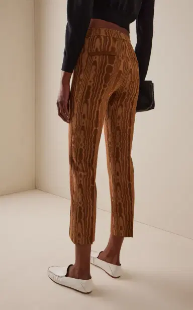 High Sport Louis Moire Cropped Pants | Thumbnail 4