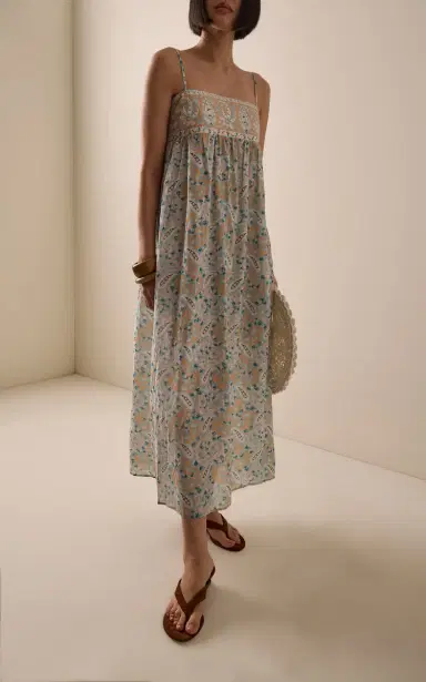 Boteh Kynthos Cotton-Blend Maxi Dress | Thumbnail 2