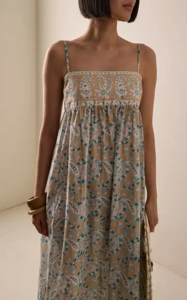 Boteh Kynthos Cotton-Blend Maxi Dress | Thumbnail 3