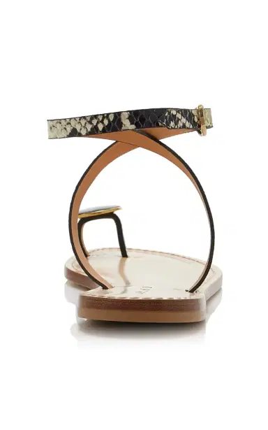 AMANU The Kigali Python-Effect Leather Sandals | Thumbnail 5 AMANU The Kigali Python-Effect Leather Sandals | Thumbnail 5