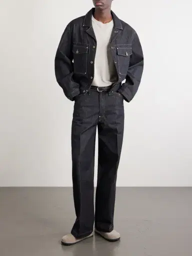 The Elder Statesman Lenny Ribbed Wool, Silk and Linen-Blend T-Shirt - Men | Thumbnail 2