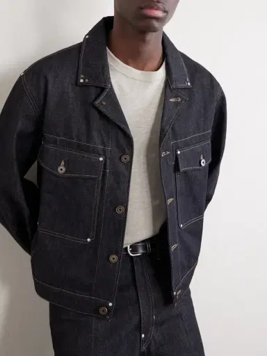 The Elder Statesman Lenny Ribbed Wool, Silk and Linen-Blend T-Shirt - Men | Thumbnail 5