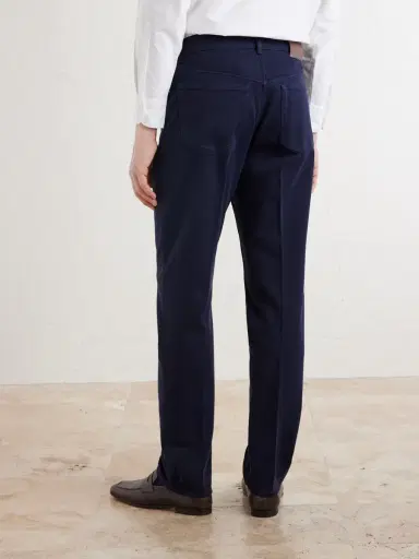 dunhill Tapered Cotton-Blend Twill Trousers - Men | Thumbnail 4 dunhill Tapered Cotton-Blend Twill Trousers - Men | Thumbnail 4