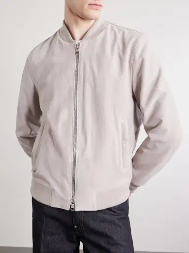 MR P. Suede Bomber Jacket - Men | Thumbnail 3 MR P. Suede Bomber Jacket - Men | Thumbnail 3