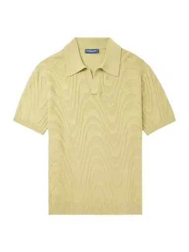 Frescobol Carioca Rino Cotton and Silk-Blend Polo Shirt - Men | Thumbnail 1 Frescobol Carioca Rino Cotton and Silk-Blend Polo Shirt - Men | Thumbnail 1