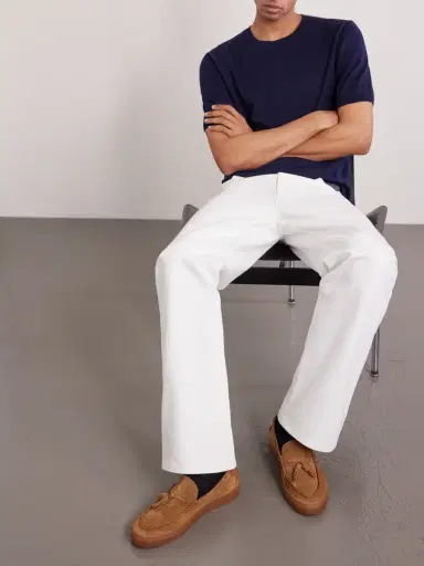MR P. Tasselled Suede Boat Shoes - Men | Thumbnail 2