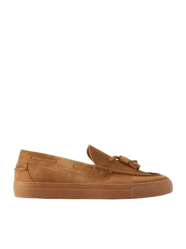MR P. Tasselled Suede Boat Shoes - Men | Thumbnail 1
