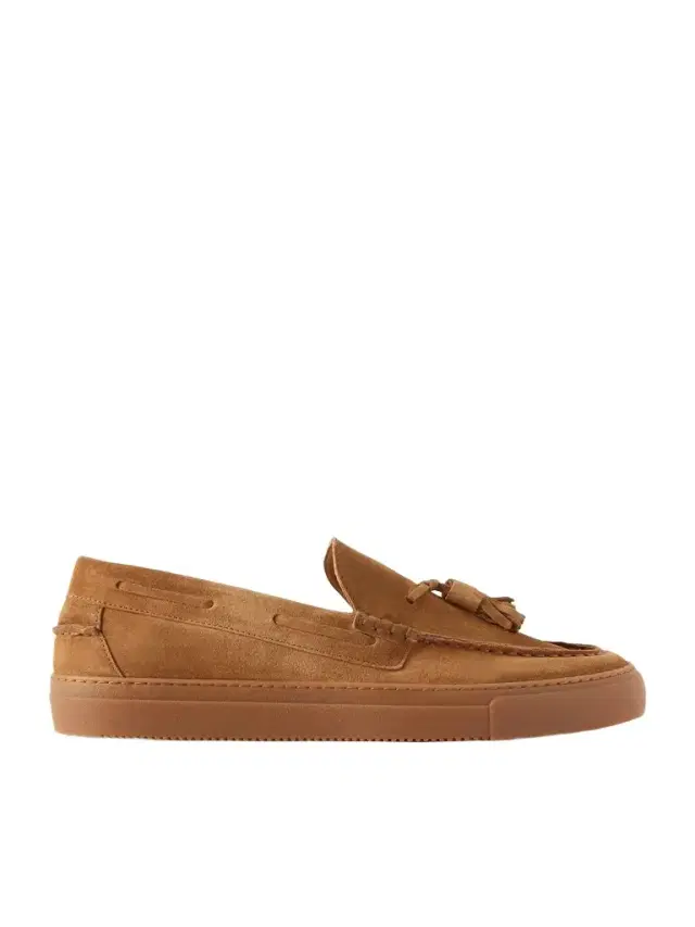 MR P. Tasselled Suede Boat Shoes - Men