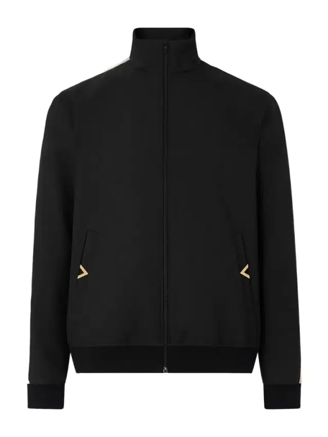 Logo-Appliqued Drill Zip-Up Sweatshirt - Men
