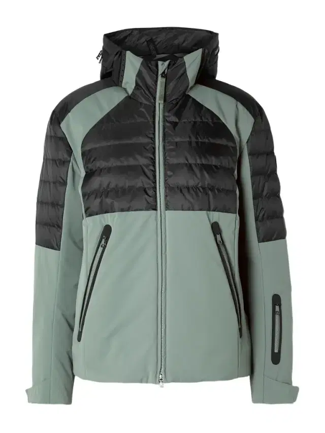 Bogner Henik-D Panelled Quilted Ripstop and Shell Hooded Down Jacket - Men