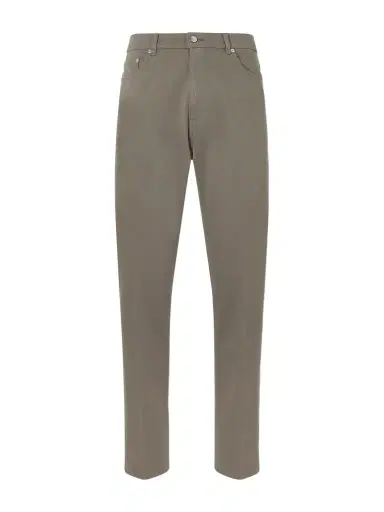 dunhill Tapered Cotton-Blend Twill Trousers - Men | Thumbnail 1
