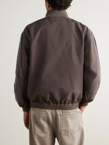 Neighborhood Logo-Embroidered Two-Tone Cotton-Blend Track Jacket - Men | Thumbnail 4 Neighborhood Logo-Embroidered Two-Tone Cotton-Blend Track Jacket - Men | Thumbnail 4