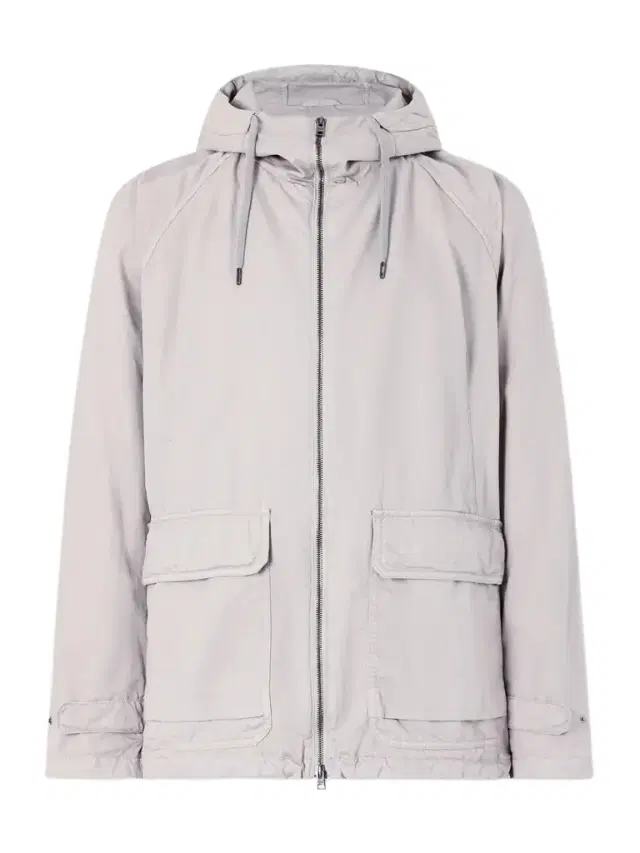 Cotton-Shell Hooded Jacket - Men