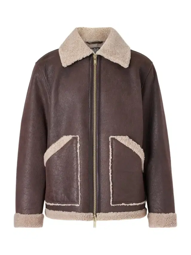 Baracuta Shearling Aviator Jacket - Men