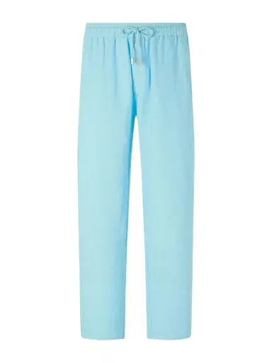 Vilebrequin Pacha Straight-Leg Linen Drawstring Trousers - Men | Thumbnail 1 Vilebrequin Pacha Straight-Leg Linen Drawstring Trousers - Men | Thumbnail 1