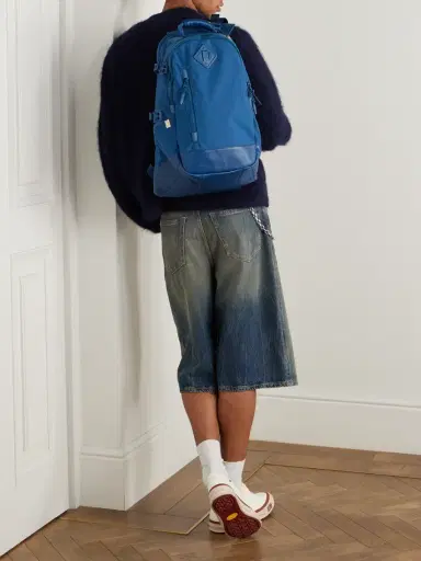 Visvim 20L Leather-Trimmed CORDURA® Backpack - Men | Thumbnail 2 Visvim 20L Leather-Trimmed CORDURA® Backpack - Men | Thumbnail 2