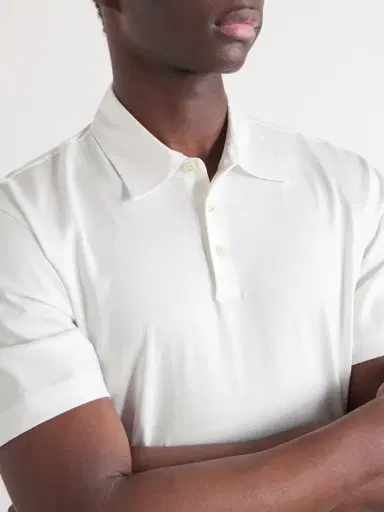 Slowear Cotton and Silk-Blend Jersey Polo Shirt - Men | Thumbnail 5