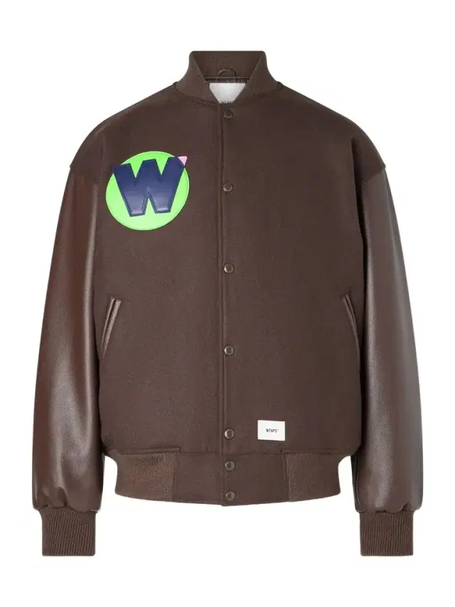 WTAPS Logo-Appliquéd Panelled Melton Wool-Blend Jacket - Men