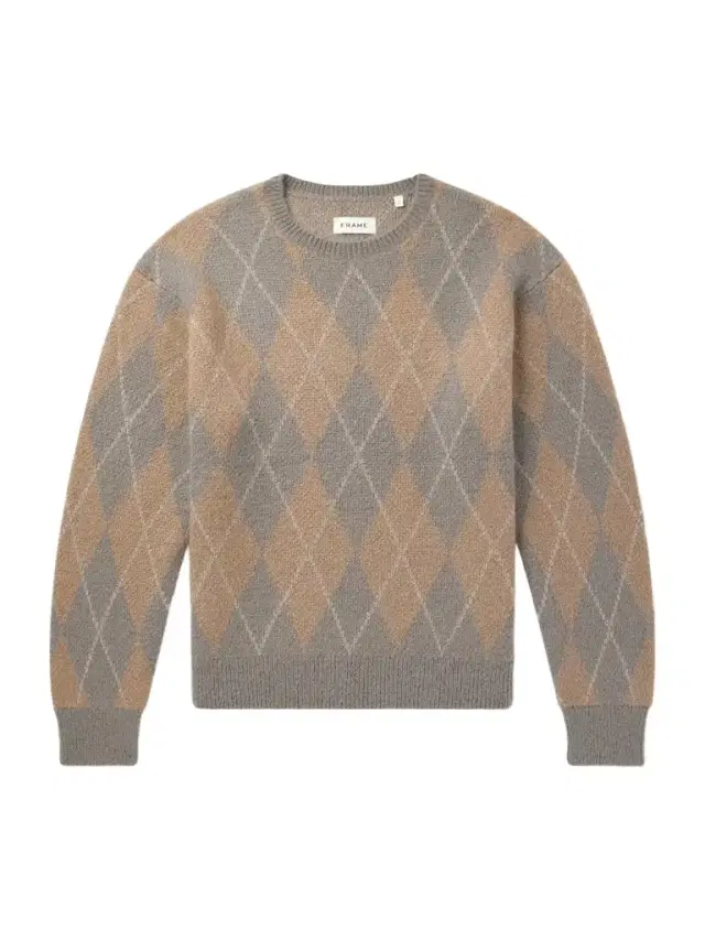 Argyle Knitted Sweater - Men