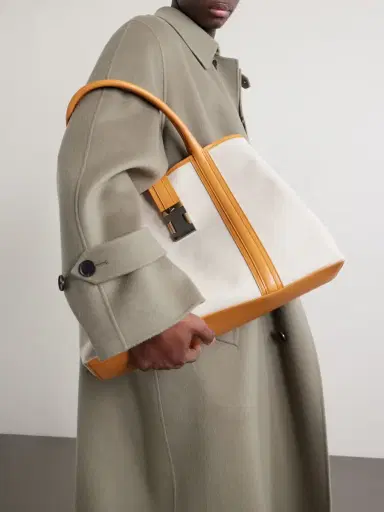 Christian Louboutin Nox Leather-Trimmed Linen Tote Bag - Men | Thumbnail 3 Christian Louboutin Nox Leather-Trimmed Linen Tote Bag - Men | Thumbnail 3