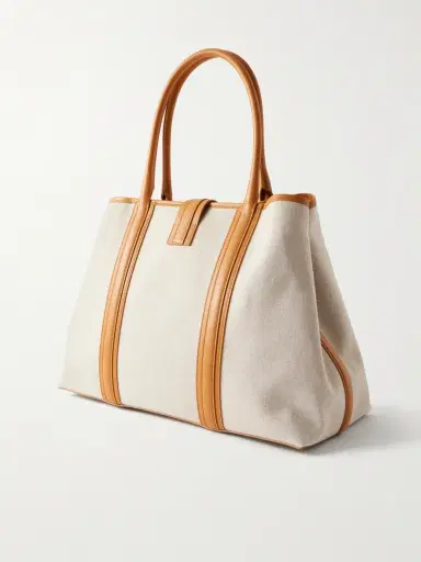Christian Louboutin Nox Leather-Trimmed Linen Tote Bag - Men | Thumbnail 4 Christian Louboutin Nox Leather-Trimmed Linen Tote Bag - Men | Thumbnail 4