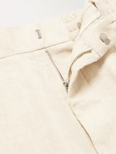 NN07 Billie 1454 Tapered Linen Trousers - Men | Thumbnail 5