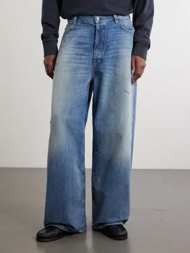 Acne Studios 2023 Wide-Leg Distressed Jeans - Men | Thumbnail 3