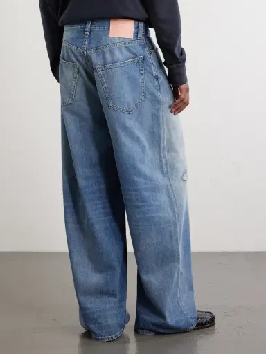Acne Studios 2023 Wide-Leg Distressed Jeans - Men | Thumbnail 4
