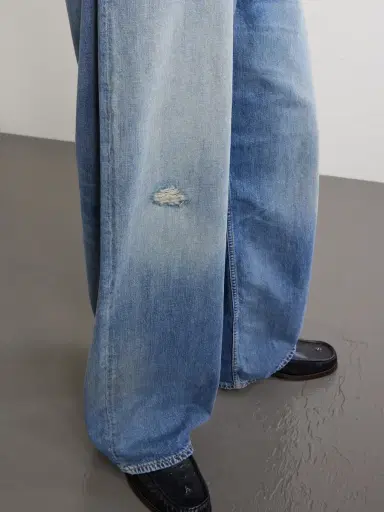 Acne Studios 2023 Wide-Leg Distressed Jeans - Men | Thumbnail 5
