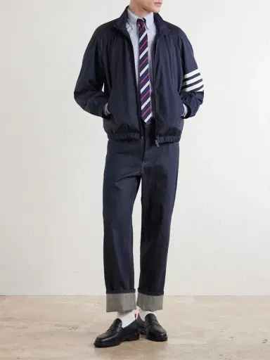 Thom Browne Striped Ripstop Track Jacket - Men | Thumbnail 2