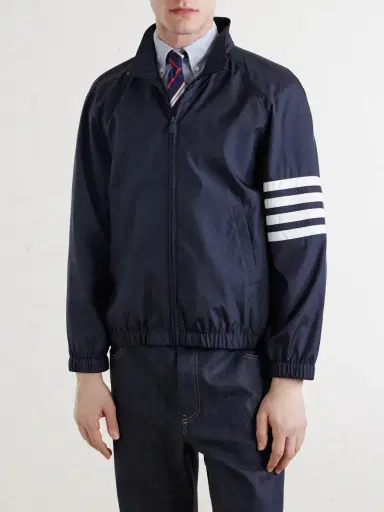 Thom Browne Striped Ripstop Track Jacket - Men | Thumbnail 3
