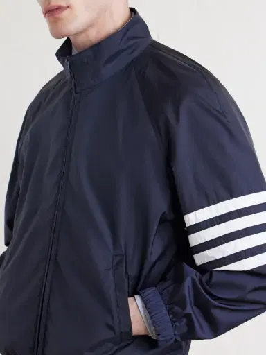 Thom Browne Striped Ripstop Track Jacket - Men | Thumbnail 5