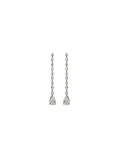 Wish Fine Jewelry 1.04ct Diamond 18K Gold Dangle Drop Earrings | Thumbnail 1 Wish Fine Jewelry 1.04ct Diamond 18K Gold Dangle Drop Earrings | Thumbnail 1