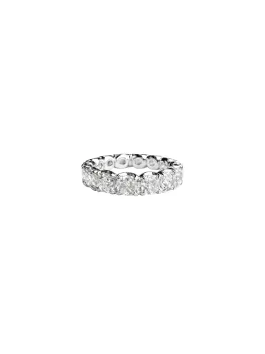 Wish Fine Jewelry 6.08ct Diamond 18K Gold Eternity Ring | Thumbnail 1 Wish Fine Jewelry 6.08ct Diamond 18K Gold Eternity Ring | Thumbnail 1