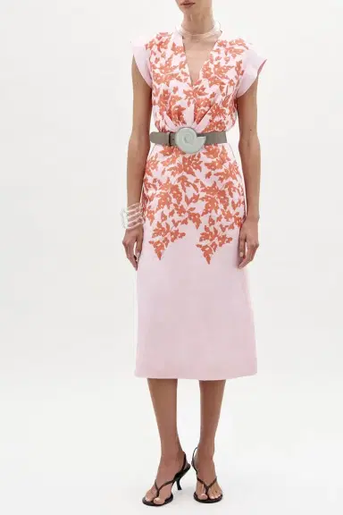 Silvia Tcherassi Olive Dress | Thumbnail 2 Silvia Tcherassi Olive Dress | Thumbnail 2