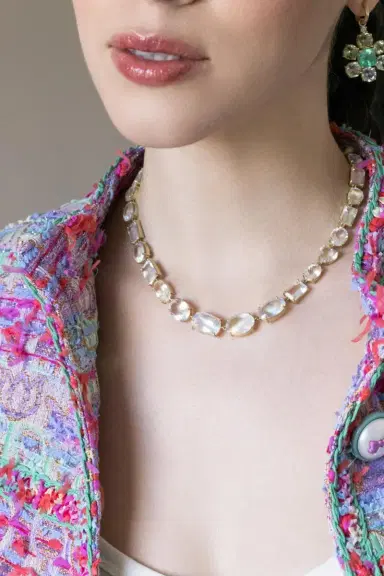 IRENE NEUWIRTH JEWELRY Rainbow Moonstone Gemmy Gem Necklace | Thumbnail 3