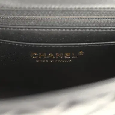 Chanel Chanel Mini Classic Rectangular Flap Bag Black Lambskin Light Gold Hardware | Thumbnail 9 Chanel Chanel Mini Classic Rectangular Flap Bag Black Lambskin Light Gold Hardware | Thumbnail 9