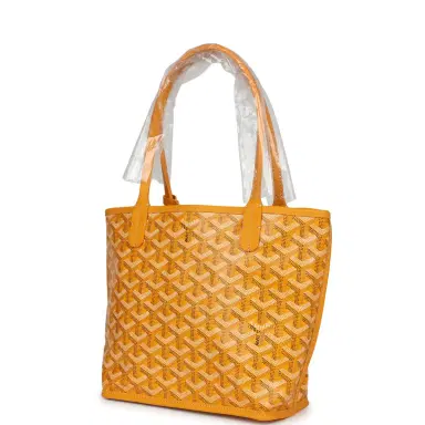goyard Goyard Goyardine Yellow Anjou Mini Bag Palladium Hardware | Thumbnail 3
