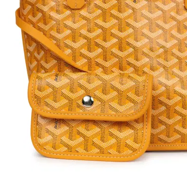 goyard Goyard Goyardine Yellow Anjou Mini Bag Palladium Hardware | Thumbnail 7