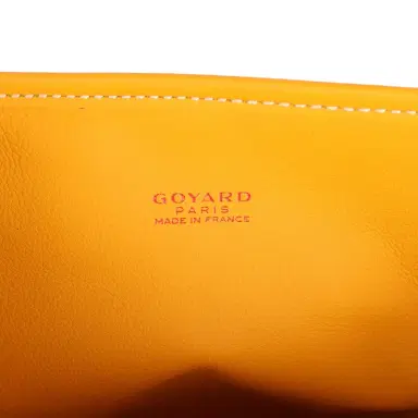 goyard Goyard Goyardine Yellow Anjou Mini Bag Palladium Hardware | Thumbnail 9